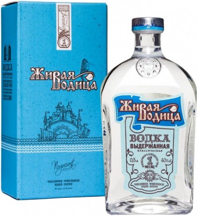 Водка "Zhivaya Voditsa", gift box, 0.5 л
