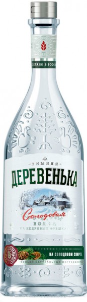 Водка "Zimnyaya derevenka" kedrovaya, 0.5 л