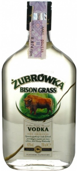 Водка "Zubrowka" Bison Grass, 0.35 л