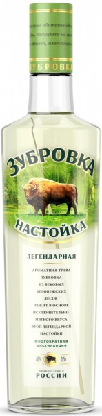Водка "Zubrowka" Bison Grass, 0.5 л