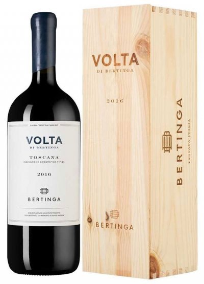 Вино Bertinga, "Volta di Bertinga", Toscana IGT, 2016, wooden box, 1.5 л