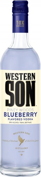 Водка "Western Son" Blueberry, 0.75 л