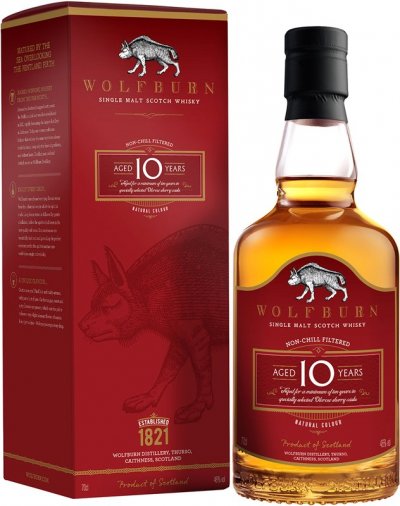 Виски Wolfburn, 10 Years, gift box, 0.7 л