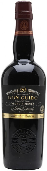 Херес Williams & Humbert, "Don Guido" Pedro Ximenez Solera Especial 20 years, 0.5 л