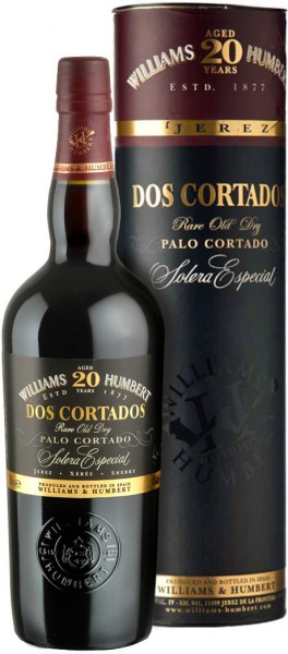 Херес Williams & Humbert, "Dos Cortados", Solera Especial Palo Cortado 20 years, gif tube