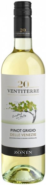 Вино Zonin, "20 Ventiterre" Pinot Grigio delle Venezie DOC, 2022