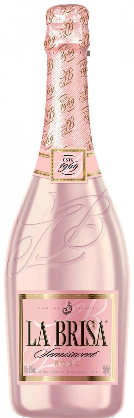 Полусладкое розовое купить. La Brisa вино игристое. Ла Бриса винный напиток. Шампанское Semi Sweet Rose. Sparkling Rose вино полусладкое розовое.