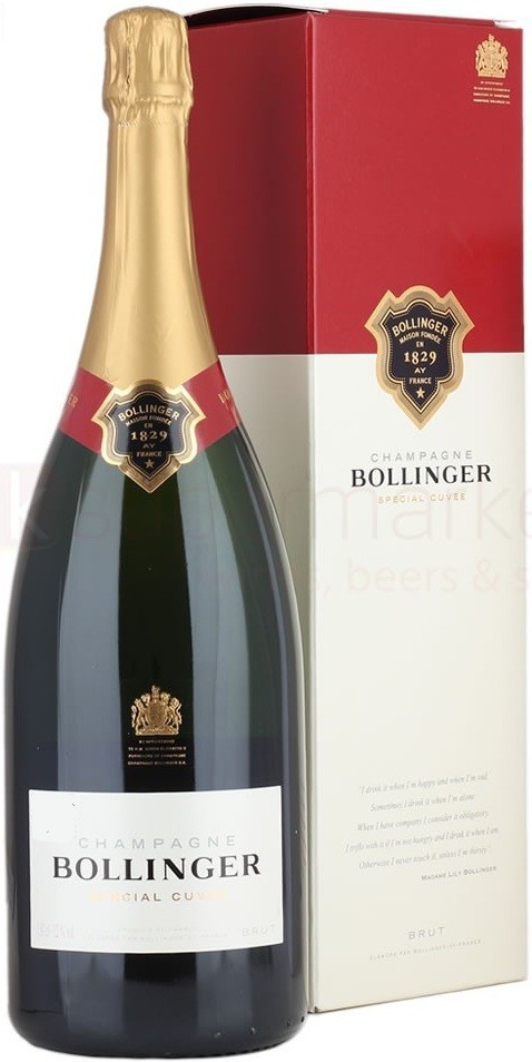 Шампанское 5. Шампанское Bollinger Special Cuvee Brut 1.5 л. Шампанское Болингер брют. Bollinger Special Cuvee Brut / AOC регион: шампань. • Боллинжер (Bollinger), Champagne.