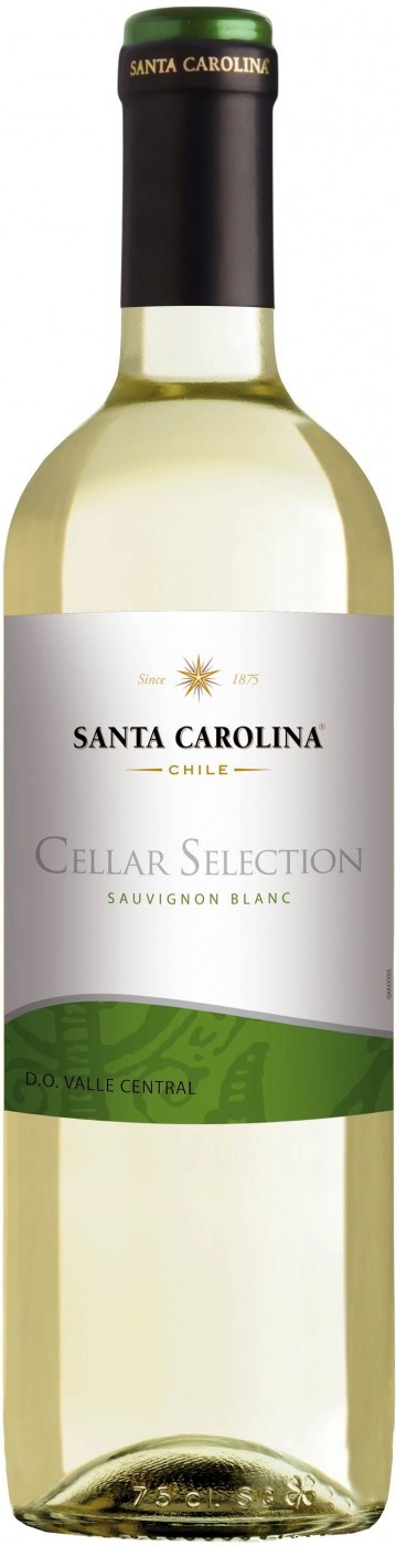 Santa carolina. Cellar selection Sauvignon Blanc Чили. Santa Carolina "Cellar selection", Sauvignon Blanc, 2019.