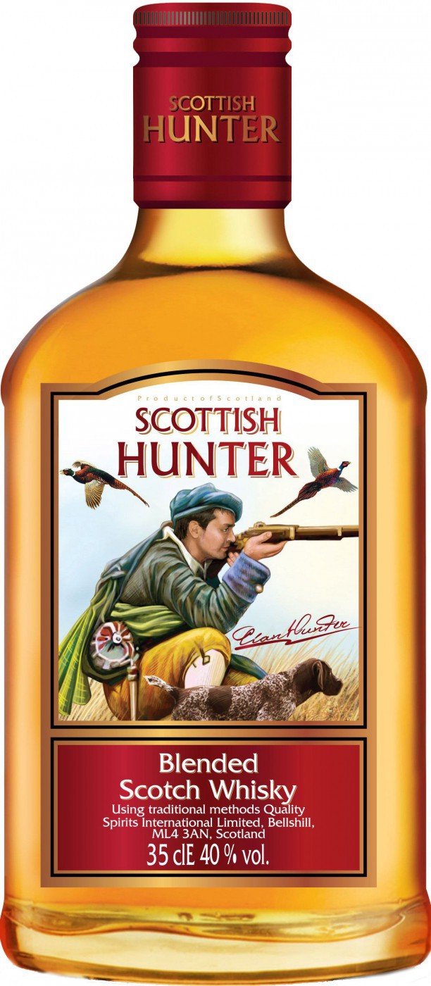 Hunter s отзывы. Scottish Hunter виски. Виски Scotland Scotch. Виски скотч Хантер. Виски с охотником.